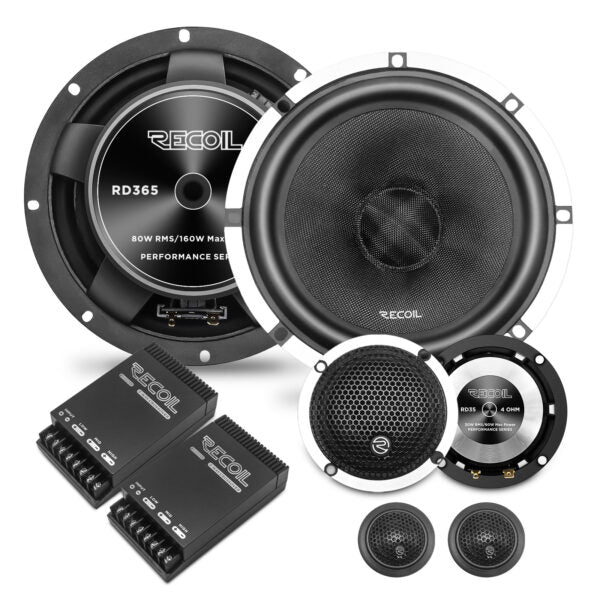 Recoil RD365 3-Way Component Speaker