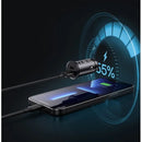 Baseus 30w metal car charger (USB A + C)