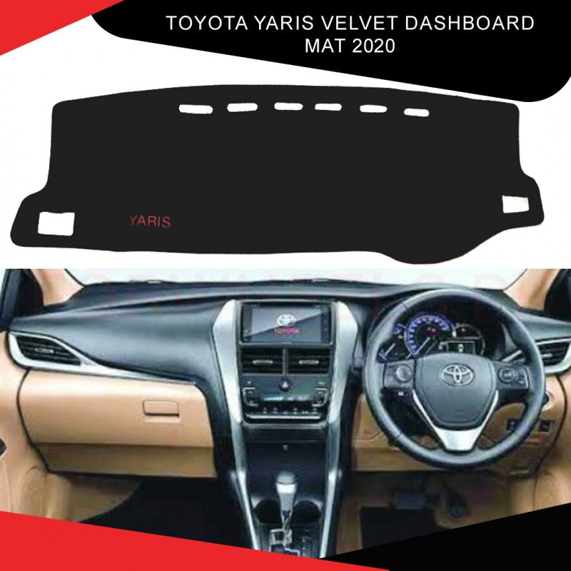 Toyota Yaris Velvet Dashboard Mat