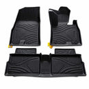 Hyundai Santa Fe TPE Floor Mats Black 3 Pcs - Model 2022-2024