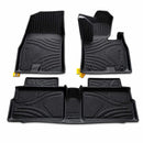 Hyundai Santa Fe TPE Floor Mats Black 3 Pcs - Model 2022-2024