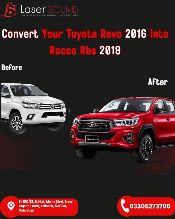 Toyota Hilux Revo 2017 to Rocco RBS 2019 Conversion (Grill Optional)