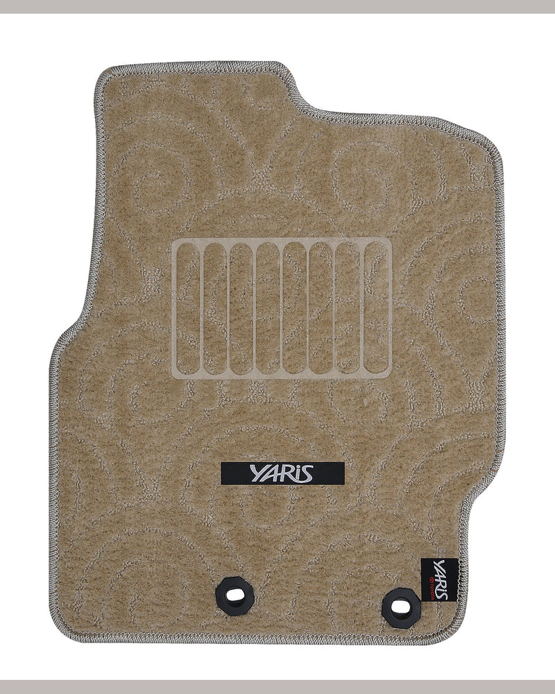 Toyota Yaris Carpet Floor Mats Black