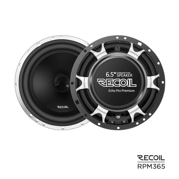 Recoil RPM365 6.5 INCH 3 WAY COMPONENT SPEAKER, ECHO PRO PREMIUM