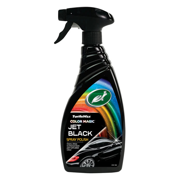 Turtle JET BLACK SPRAY POLISH BLACK 500 ML