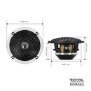 Recoil RPM365 6.5 INCH 3 WAY COMPONENT SPEAKER, ECHO PRO PREMIUM