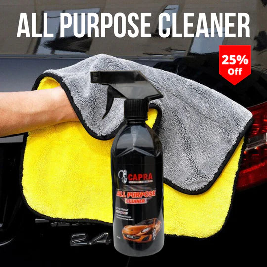 CAPRA ALL PURPOSE CLEANER WITH FREE DAYZZEL MICROFIBER CLEANING CLOTH