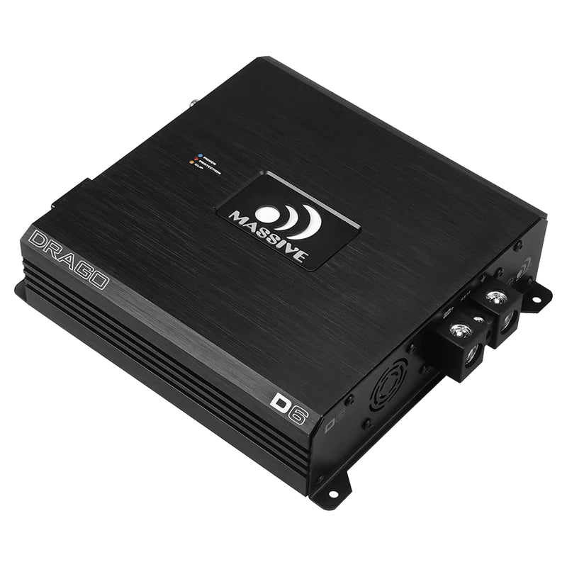 Massive D6 - 3,000 Watts RMS @ 1 Ohm Mono Block Micro Mega Full Range Amplifier