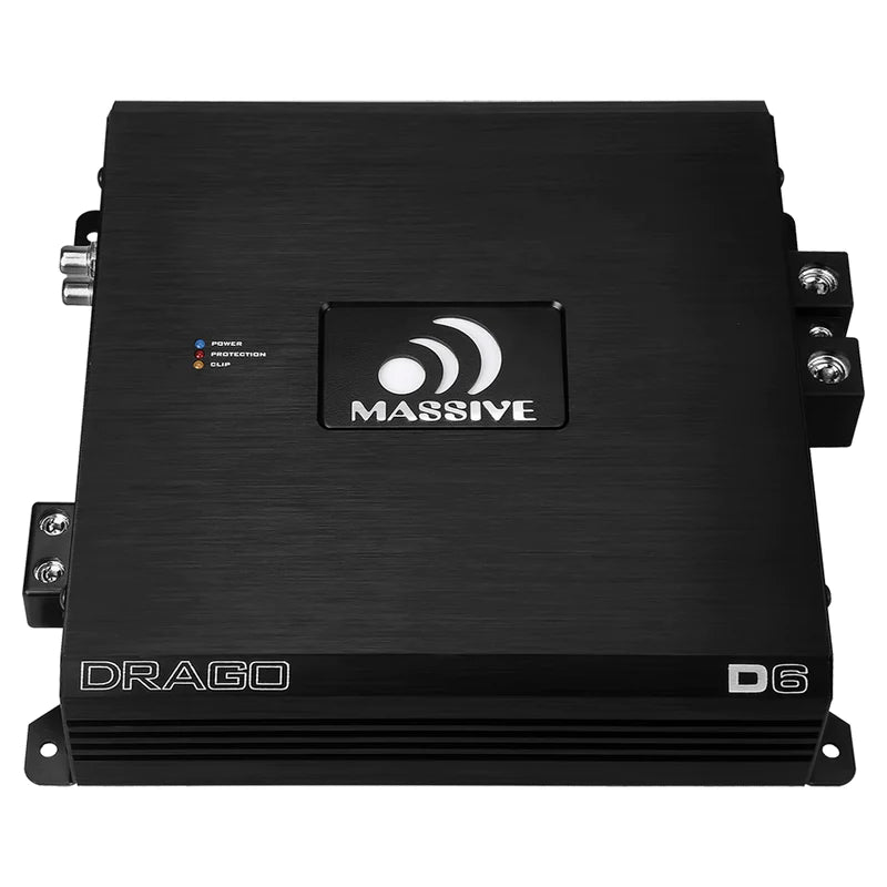 Massive D6 - 3,000 Watts RMS @ 1 Ohm Mono Block Micro Mega Full Range Amplifier