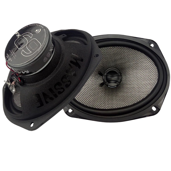 Massive FX69 - 6"x9" 2-Way 80 Watts RMS Coaxial Speakers