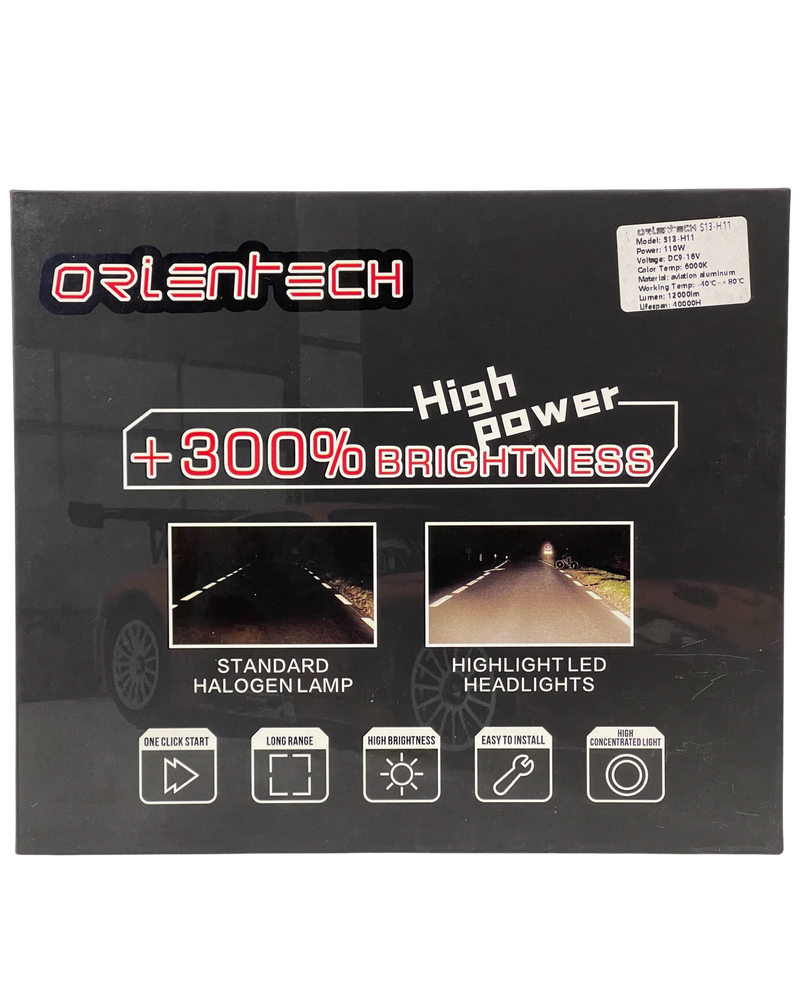 S13 - Orientech LED Headlight