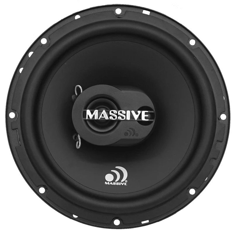 Massive MX65S - 6.5" 2-Way 50 Watts RMS Shallow Coaxial Speakers
