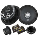 Massive PK6S - 6.5" 2-Way 250 Watts RMS Component Kit Pro Audio Speakers