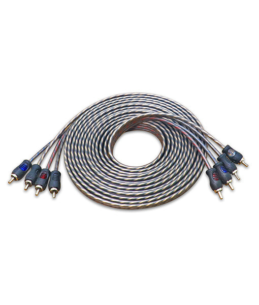 Recoil RCI417 Echo Series 17ft 4-Channel Twisted Pair OFC RCA Cable