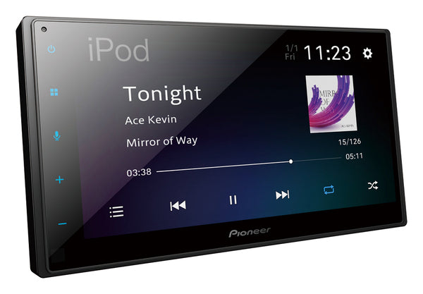 Pioneer DMH-A5450BT 6.8" AV Receiver with Wireless Apple CarPlay, Wireless Android Auto and Mirroring by Weblink Cast