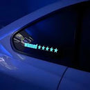 Wanted Glowing Car Sticker