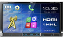 JVC DVD/CD/USB Receiver with 7-inch WVGA Touch Panel Monitor, HDMI Input and Built-in Bluetooth® Wireless Technology KW-V51BT