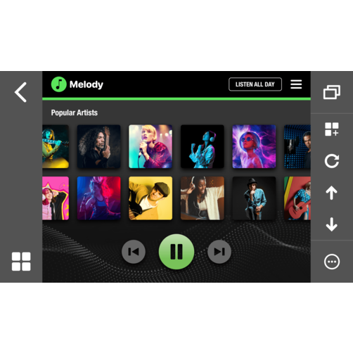 Pioneer DMH-AP6650BT : Pioneer’s 9” WSVGA Large Screen: Perfectly Designed for Your Vehicle