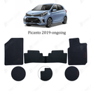 Kia Picanto Rubber Floor Mats Black