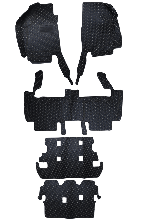 Toyota Land Cruiser 2008-2020 7d Floor Mats Black