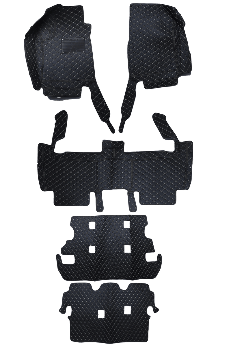 Toyota Land Cruiser 2008-2020 7d Floor Mats Black