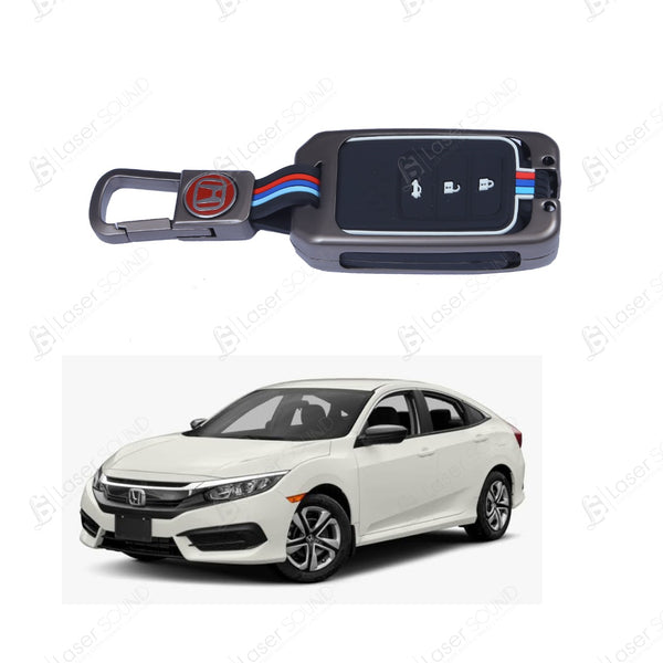 Honda Civic Key Cover With Metal Shell Model 2017-21