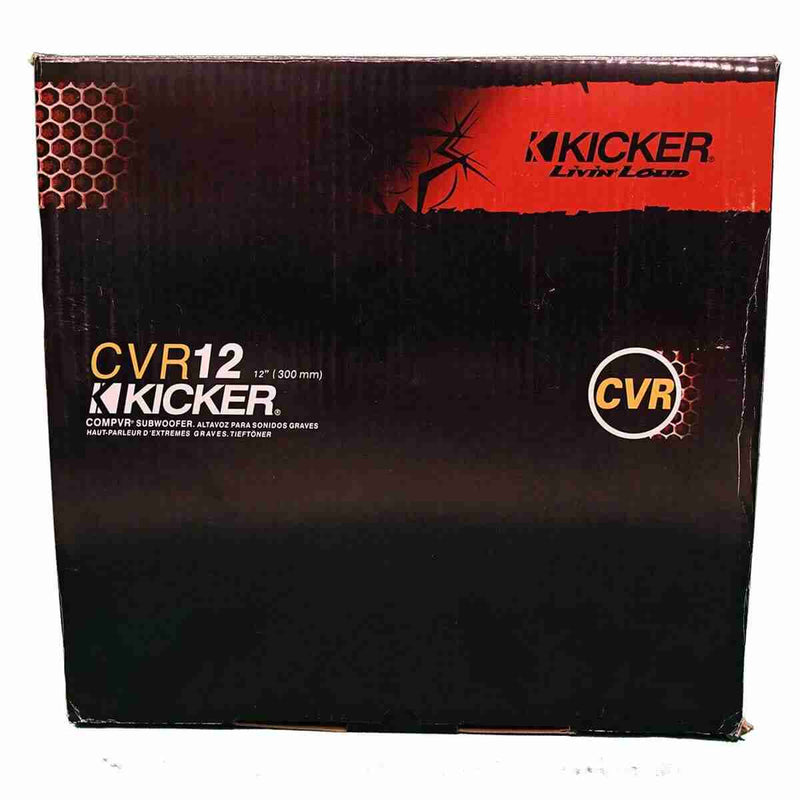 KKicker CVR12 12 Inch 4 Ohm DVC Subwoofer