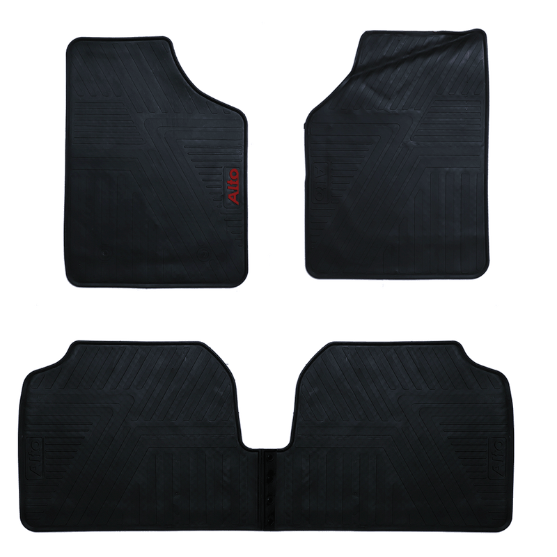 Suzuki Alto 2020 Rubber Floor Mats Black