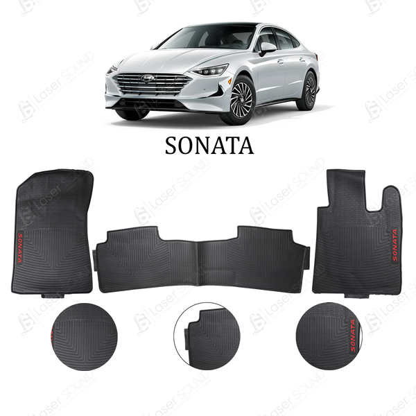 Hyundai Sonata PVC  Rubber Mat Black