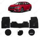 Honda Civic 2016-2021 Carpet Floor Mats Black (Twist fiber )