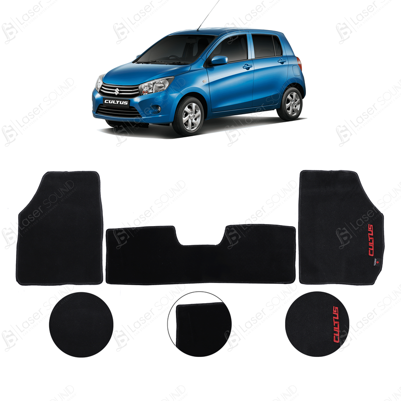 Suzuki Cultus 2017-2021 Carpet Floor Mats Black