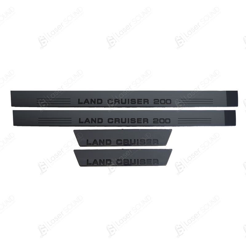 Toyota Land Cruiser Glass LED Sill Plates / Skuff LED panels