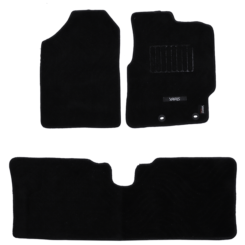 Toyota Yaris Carpet Floor Mats Black