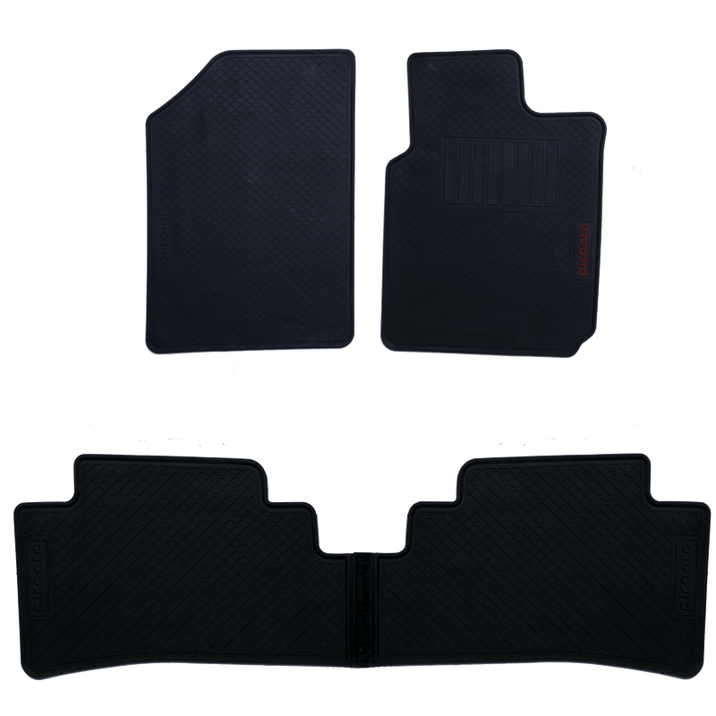 Kia Picanto Rubber Floor Mats Black