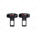 Mini Metal Seat Belt Clips Black - Pair | Car Safety Belt Buckle Alarm Canceler Stopper(Suzuki TRD Hyundai Honda MG)