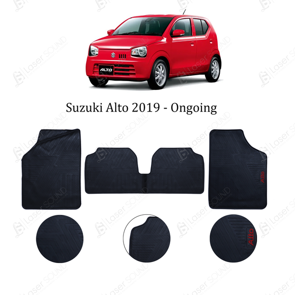 Suzuki Alto 2020 Rubber Floor Mats Black