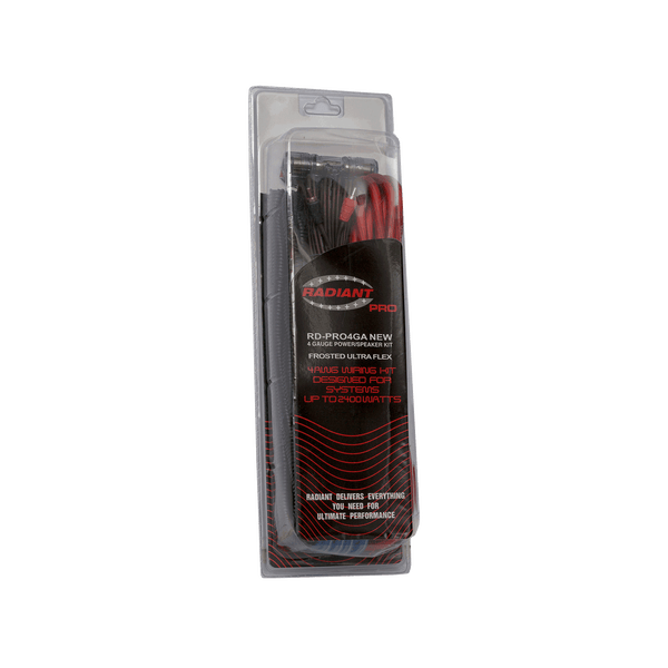 Radiant Pro RD_Pro 4  New 4 Guage Power Speaker Kit