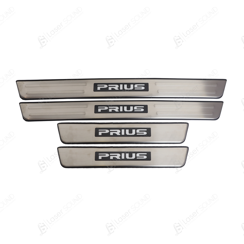 Toyota Prius Metal LED Sill Plates / Skuff LED