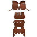 Toyota Fortuner 2016-2021 7d Floor Mats Brown