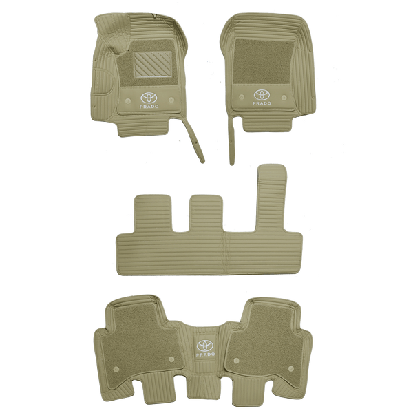 Toyota Prado 2009-2016 9d Floor Mats Beige