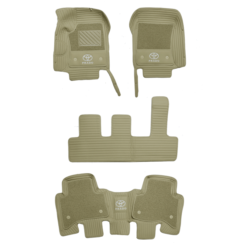 Toyota Prado 2009-2016 9d Floor Mats Beige