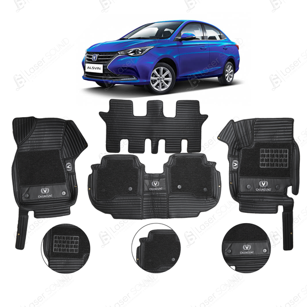 Changan Alsvin 9d Floor Mat Black 4PC