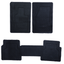 Universal Rubber Floor Mats Black
