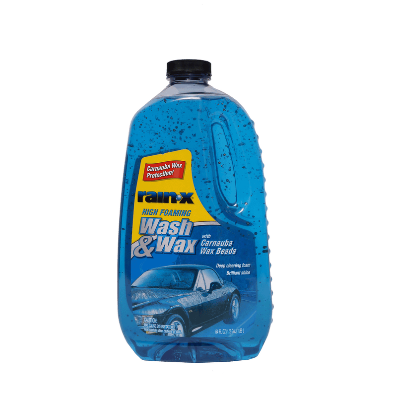 Rain X High Foaming Wash And Wax - 1.89L | Car Shampoo | Car Cleaning Agent | Car Care Product | 2 in 1 Product | Glossy Touch Shampoo | Mirror Like Shine