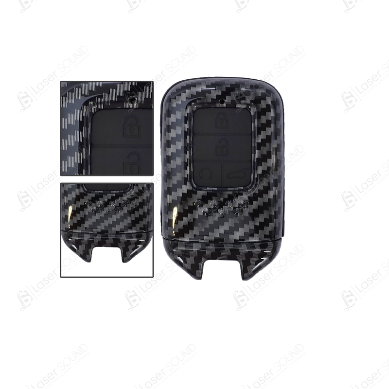 Honda Civic Turbo Carbon Fiber Key Cover with 4 buttons