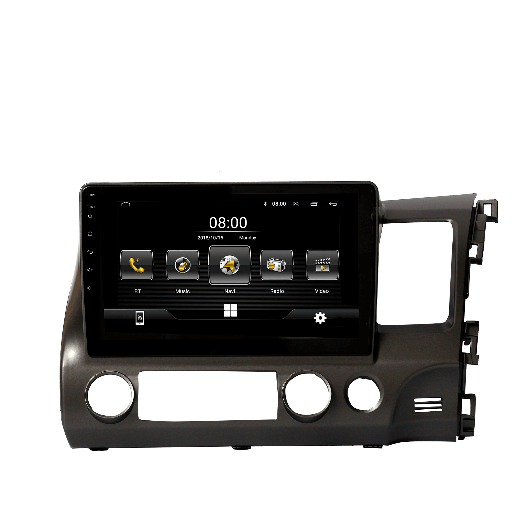 Honda Civic Reborn 2007 to 2011 Android Panel HD Player IPS Display Mu