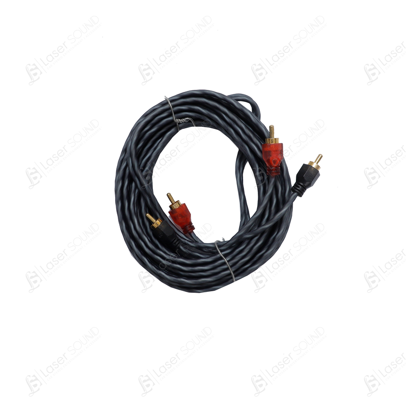 Car RCA Cable 5 Meter Copper  Amplifier Subwoofer Soundbar Speaker Wire | RCA Audio Cable