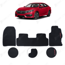 Honda Civic 2016-2021 Carpet Floor Mats Black