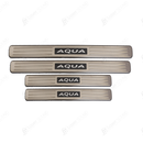 Toyota Aqua Metal LED Sill Plates / Skuff LED panels