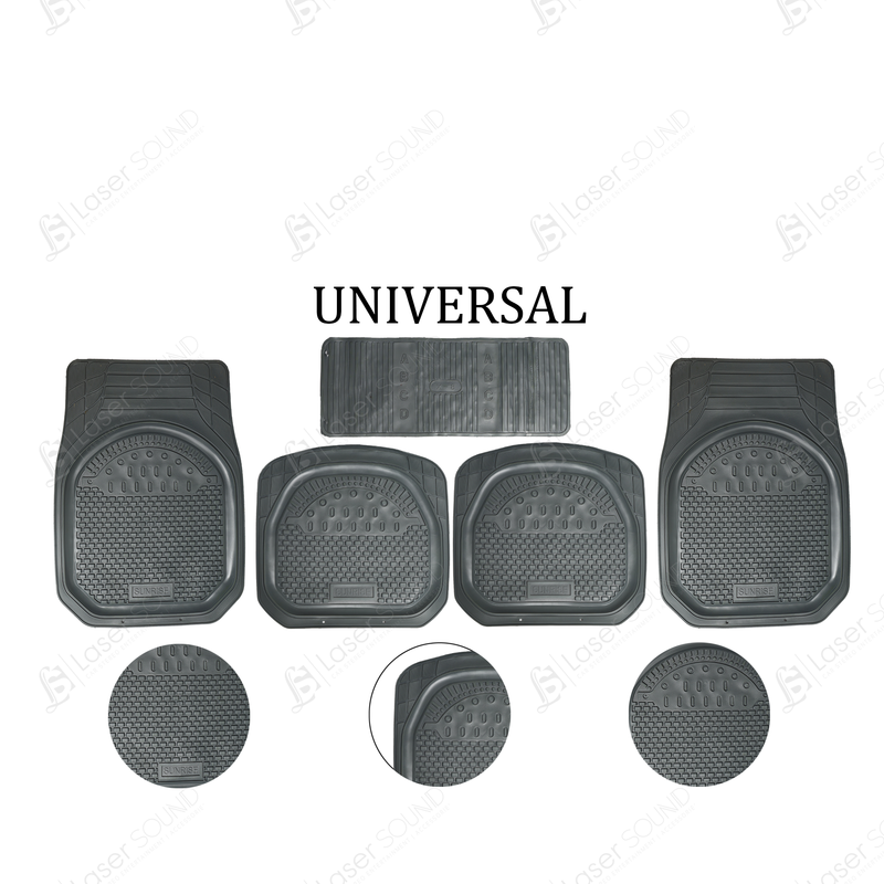 universal Premium Pvc Rubber Floor Mat 5pcs